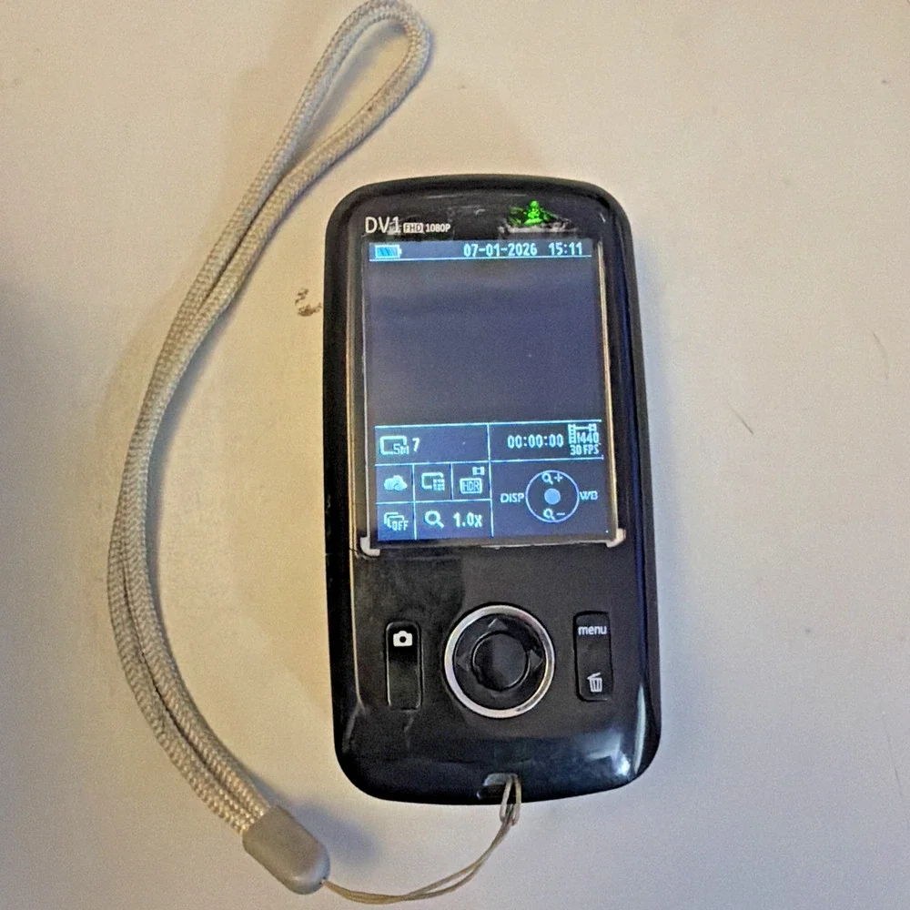 GE Digital FHD Video Camera DV1 Pocket Video Camera